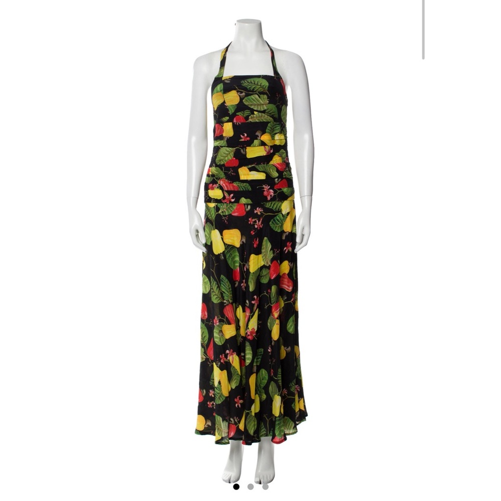 NWOT Isolda Silk Long Dress Excellent / Pristine Condition US Size 2
